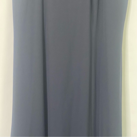 Marina floor length formal gown with embellished collar & flowy bottom Size 10 - Picture 4 of 16